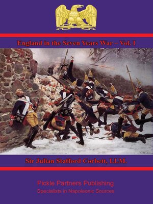 cover image of England in the Seven Years War, Volume 1